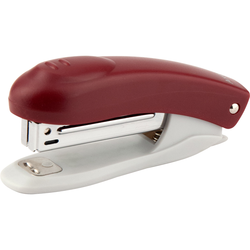 Степлер канцелярський №10 Axent Welle-2 4812-06-A, пластиковий, 12 аркушів, червоний